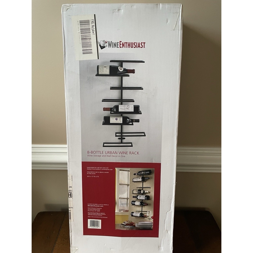 Wine Enthusiast 8-Bottle Urban Wine Rack